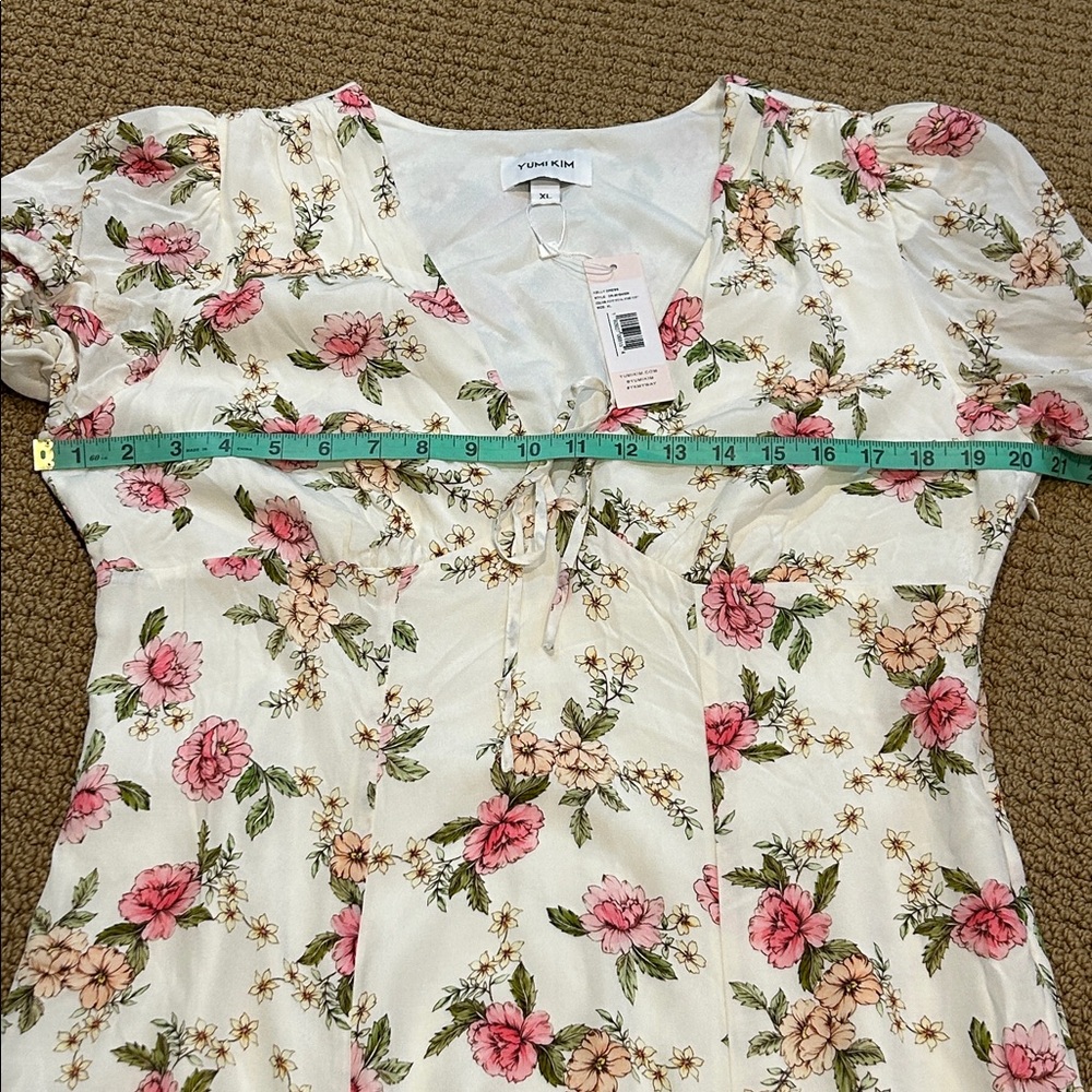 Yumi Kim Kelly Dress size XL Royal Rose Ivory Fairy Cottagecore Mini - Picture 15 of 17